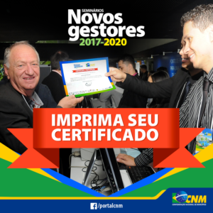 Read more about the article Gestor(a), o Certificado de Participação no Seminário Novos Gestores já está disponível.