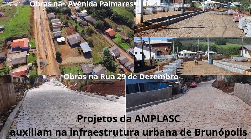 Read more about the article Projetos da AMPLASC auxiliam na infraestrutura urbana de Brunópolis