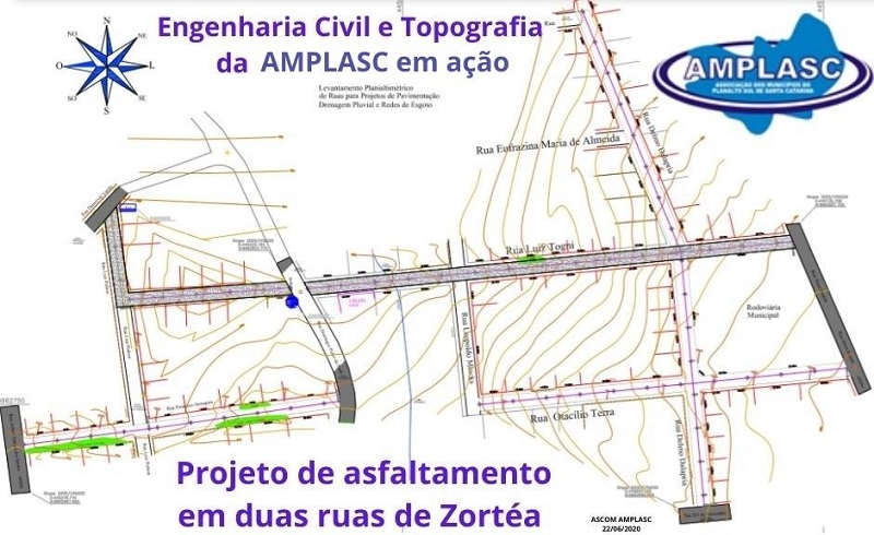 Read more about the article Asfalto em ruas de Zortéa é projetada pela AMPLASC