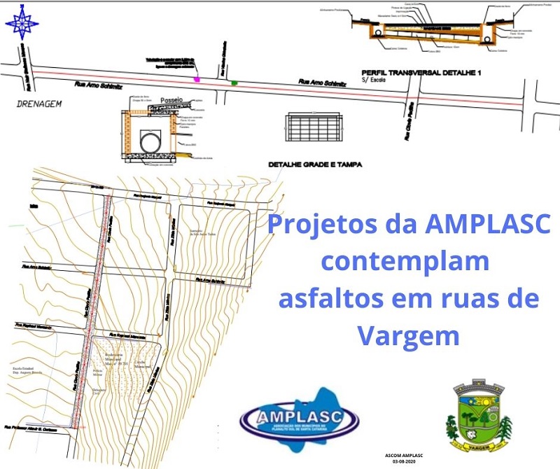 You are currently viewing Projetos da AMPLASC contemplam asfaltos em ruas de Vargem