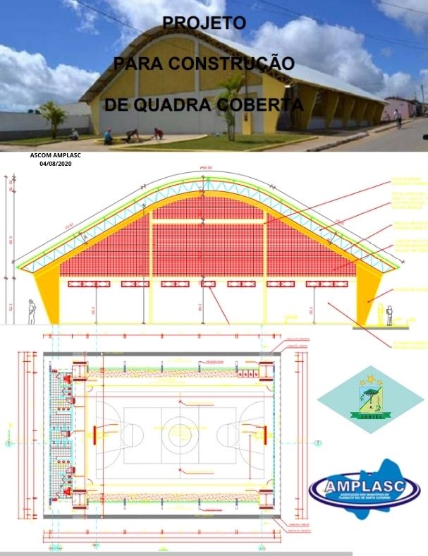 You are currently viewing AMPLASC conclui projeto de quadra coberta em Zortéa