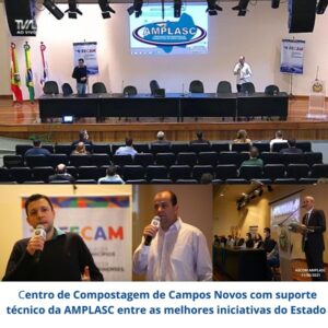 Read more about the article Centro de Compostagem de Campos Novos entre as 7 melhores  iniciativas do Estado no programa de Boas Práticas da FECAM – Projeto teve suporte técnico da AMPLASC