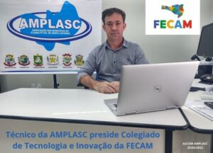 Read more about the article Técnico da AMPLASC preside Colegiado de Tecnologia e Inovação da FECAM