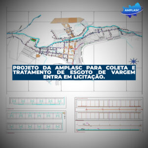 Read more about the article Projeto da AMPLASC para coleta e tratamento de esgoto de Vargem entra em licitação