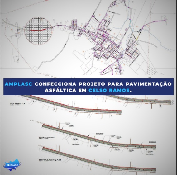 You are currently viewing AMPLASC confecciona projeto para pavimentação asfáltica em Celso Ramos