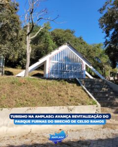 Read more about the article Turismo na AMPLASC: Avança revitalização do Parque Furnas do Brechó de Celso Ramos