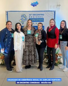 Read more about the article Colegiado de Assistência Social da AMPLASC participa de encontro CONGEMAS – Região Sul