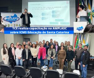 Read more about the article TCE realiza capacitação na AMPLASC sobre ICMS Educação de Santa Catarina