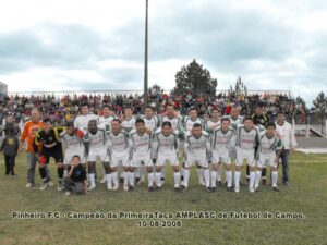 Read more about the article Pinheiro é o campeão da Taça AMPLASC de Futebol de Campo