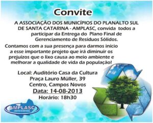 Read more about the article Convite Resíduos Sólidos