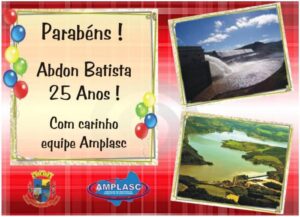 Read more about the article PARABÉNS ABDON BATISTA 25 ANOS!