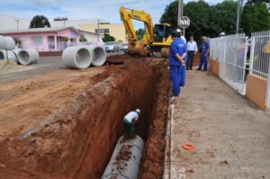 Read more about the article Prefeito acompanha andamento das obras em Campos Novos