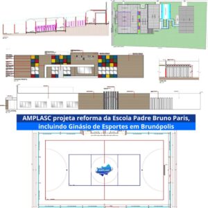 Read more about the article AMPLASC projeta reforma da Escola Padre Bruno Paris, incluindo Ginásio de Esportes em Brunópolis