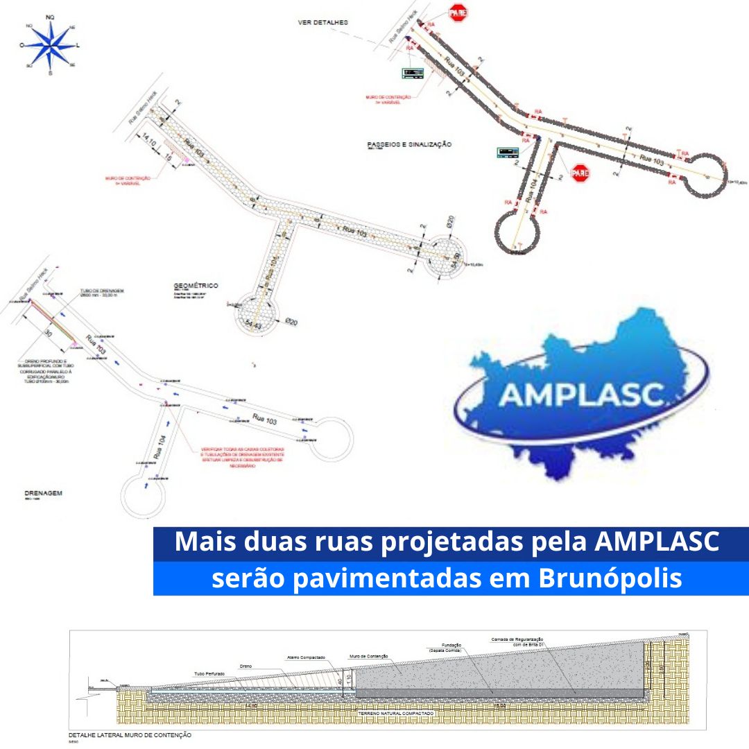 Read more about the article Mais duas ruas projetadas pela AMPLASC serão pavimentadas em Brunópolis