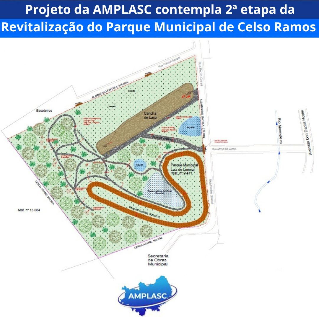 Read more about the article Projeto da AMPLASC contempla Etapa 2 da Revitalização do Parque Municipal de Celso Ramos