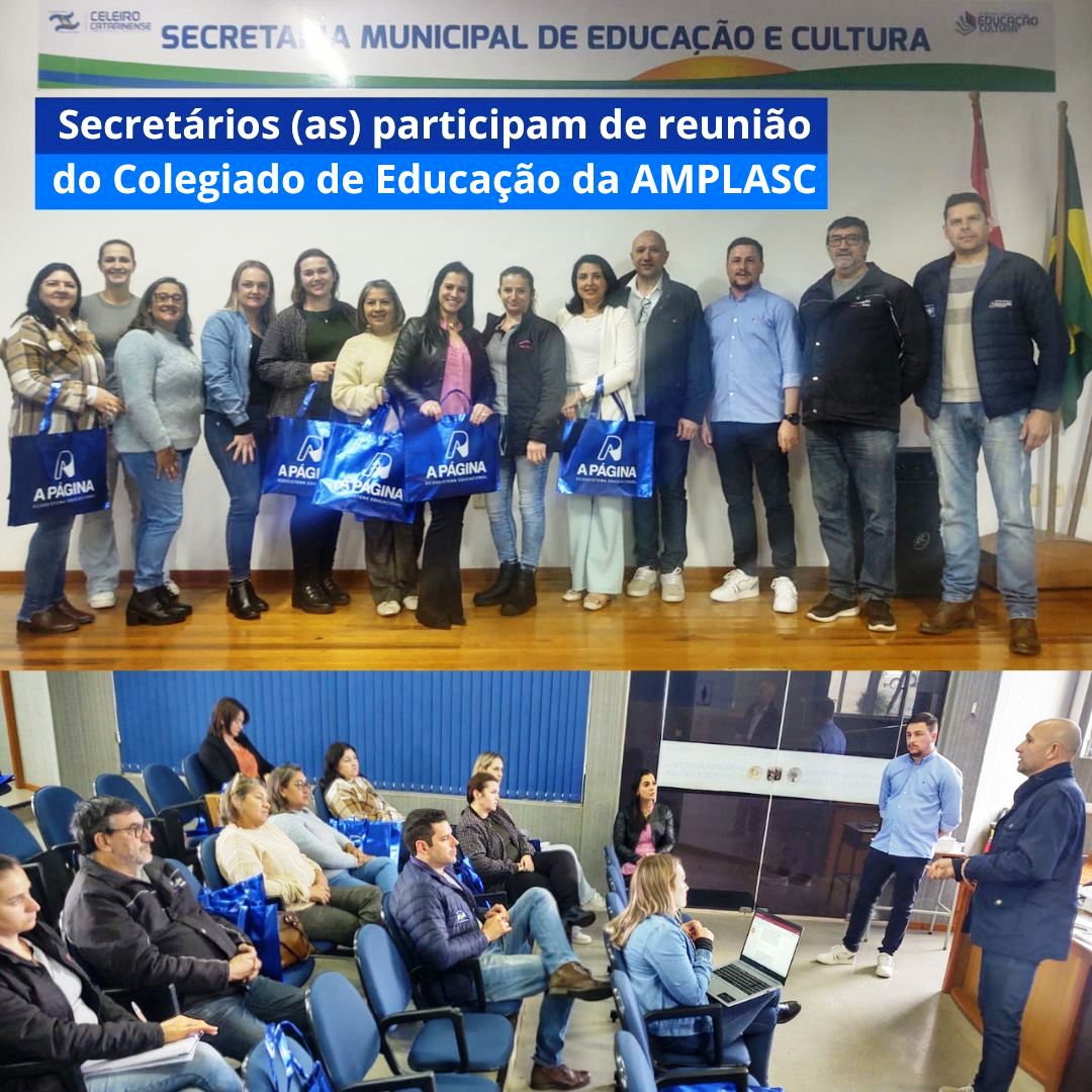 Read more about the article Secretários (as) participam de reunião do Colegiado de Educação da AMPLASC