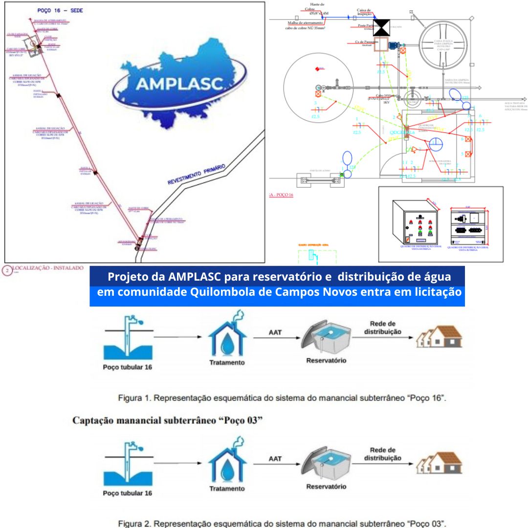 You are currently viewing Projeto da AMPLASC para reservatório e redes de distribuição de água em comunidade Quilombola de Campos Novos entra em licitação