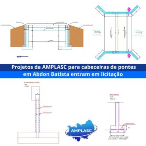 Read more about the article Projetos da AMPLASC para cabeceira de pontes em Abdon Batista entram em licitação