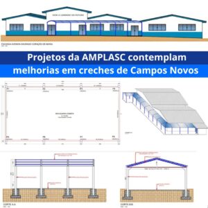 Read more about the article Projetos da AMPLASC contemplam melhorias em creches de Campos Novos